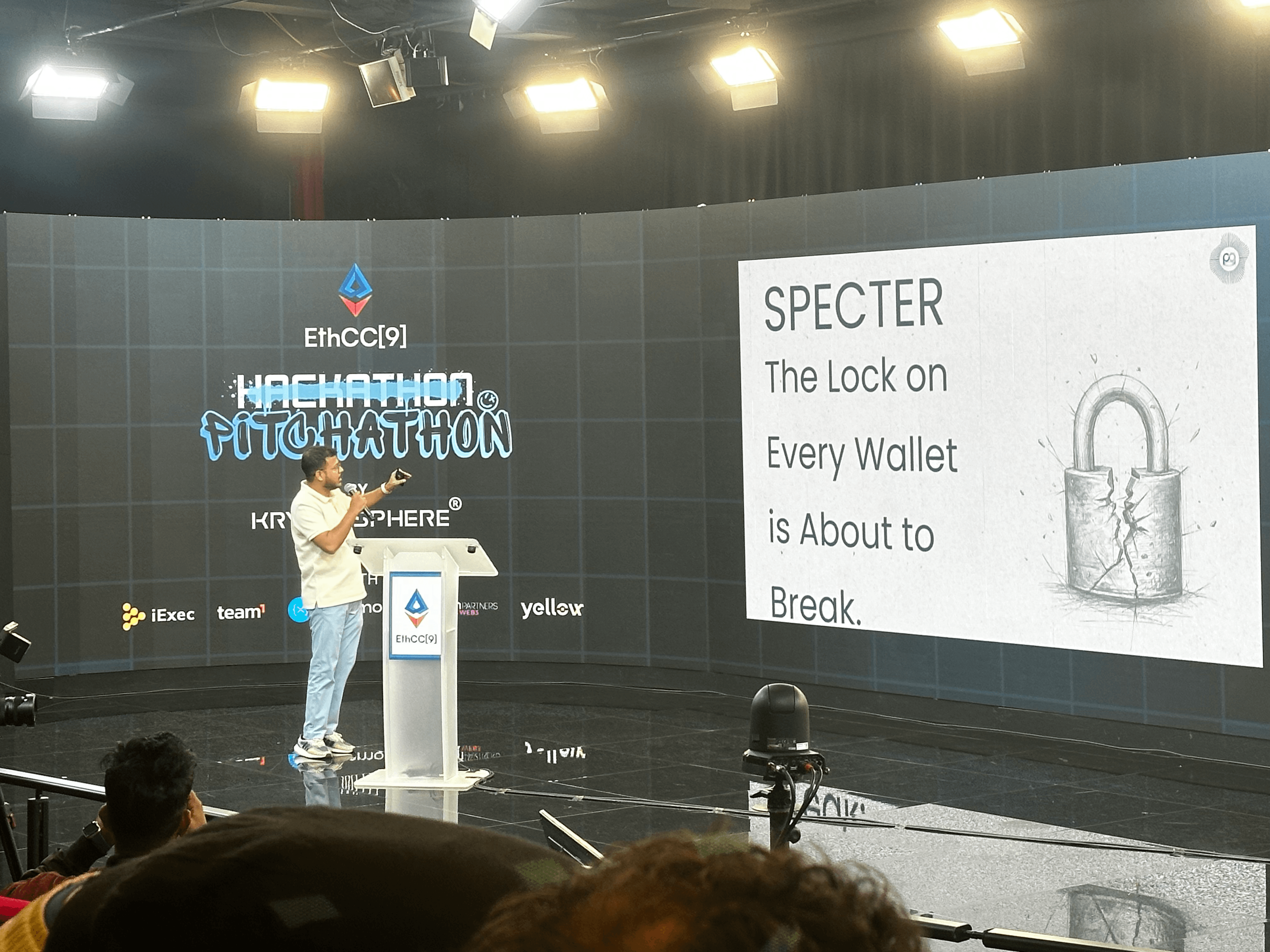 Pitched SPECTER at ETHCC[9] and won 3rd prize