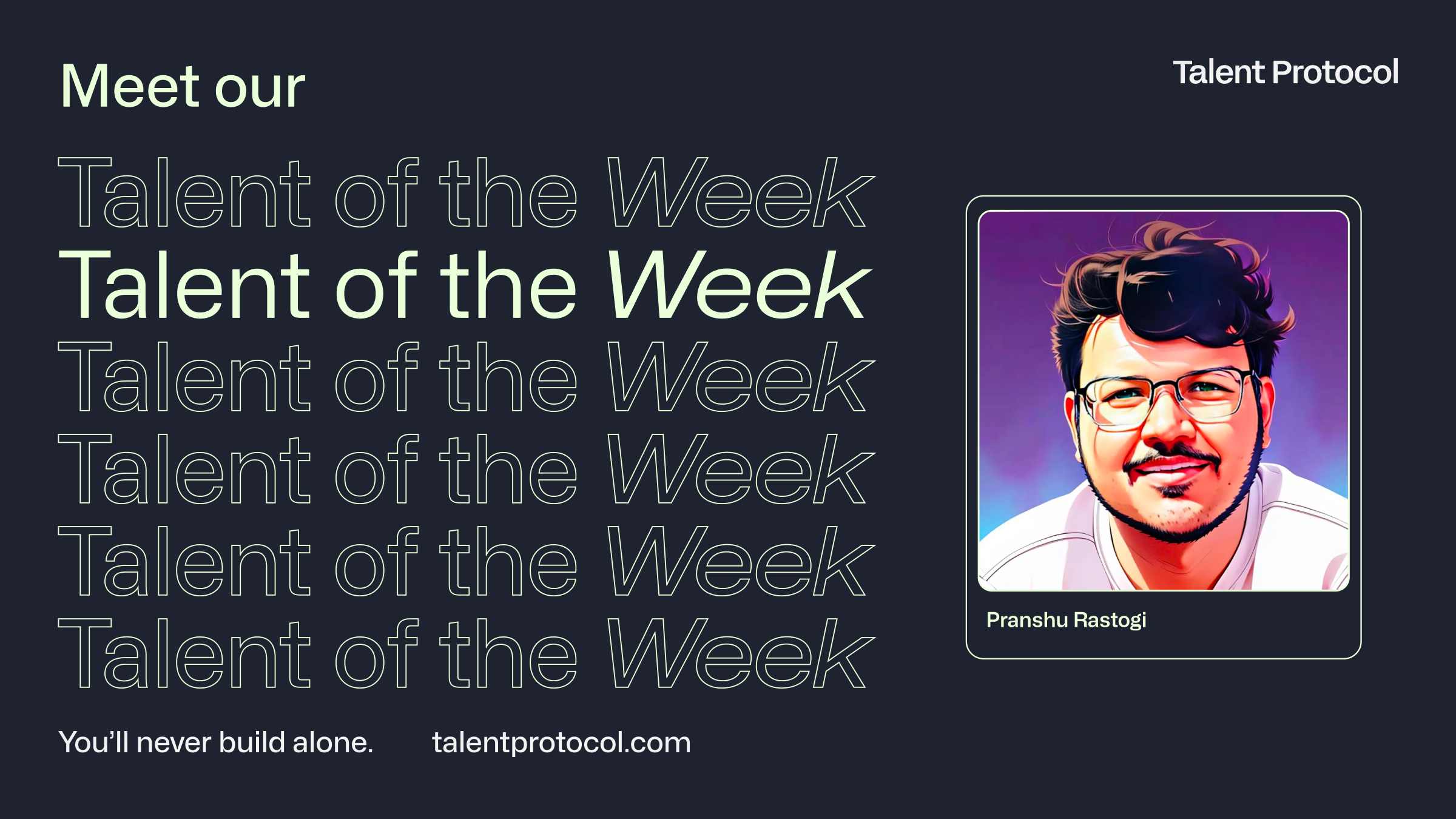 Talent of the Week
